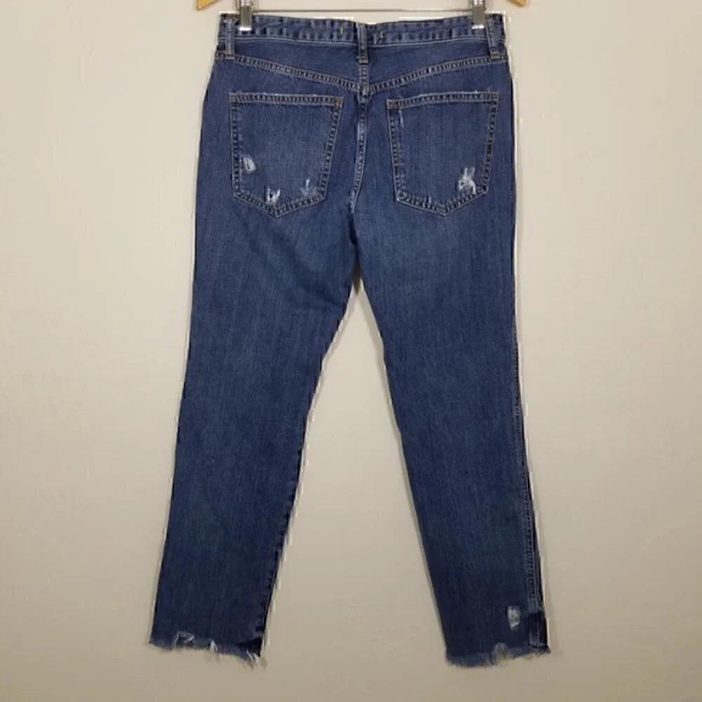 We The Free Button Fly Raw Hem Jeans Size 27